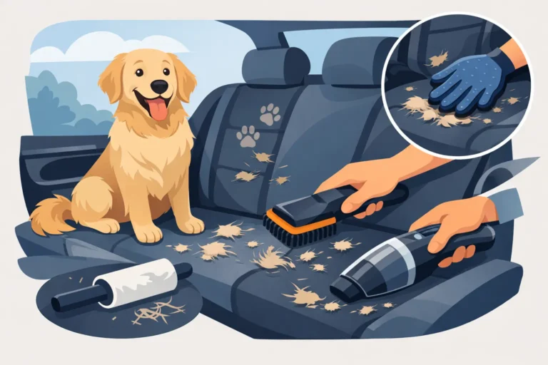 How to Remove Pet Hair From Your Car
