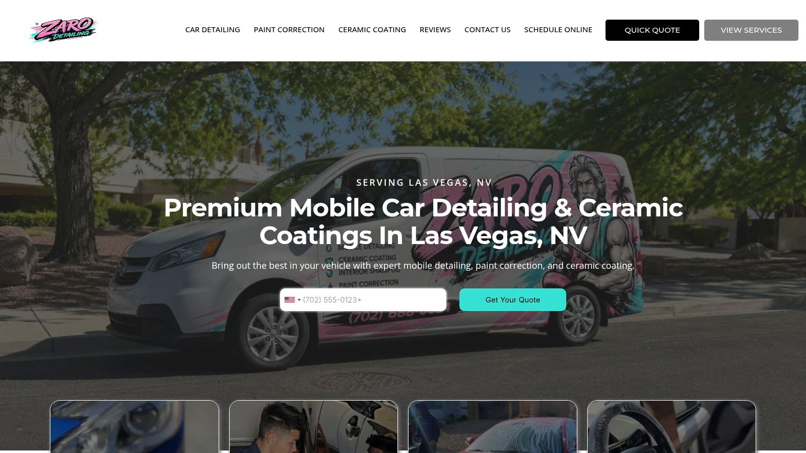Zaro Detailing, Mobile Auto Spa