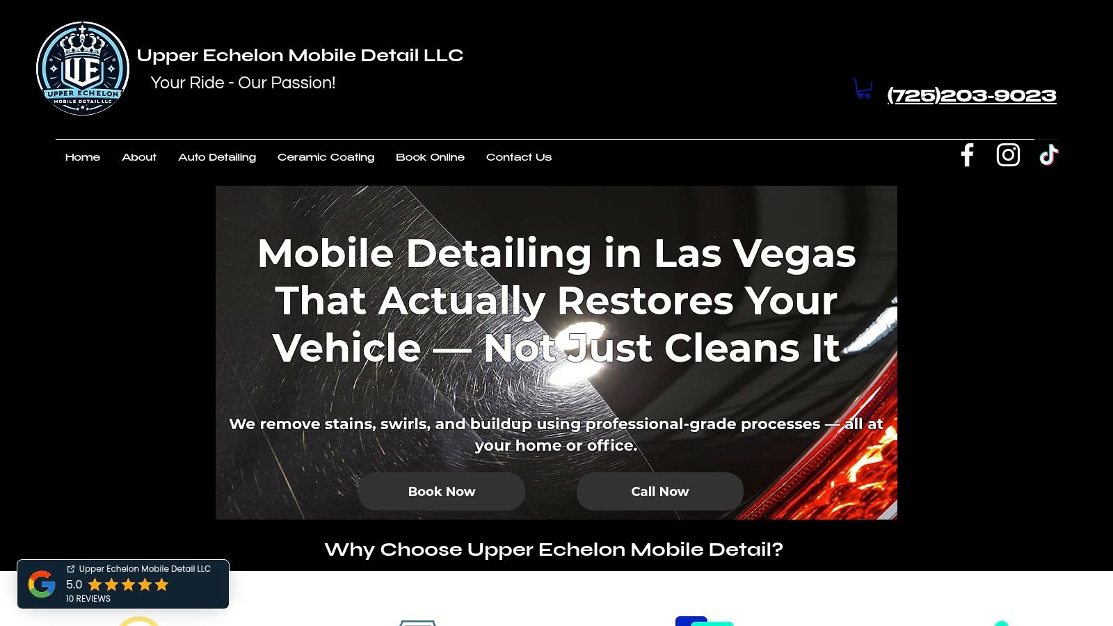 Upper Echelon Mobile Detail LLC