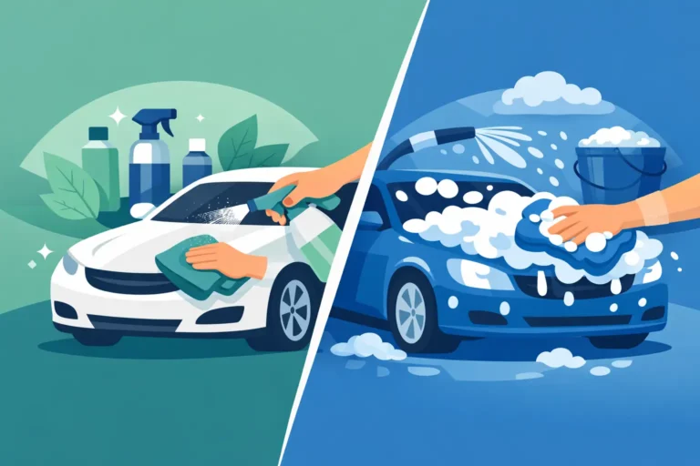 Waterless Wash Versus Traditional Wash