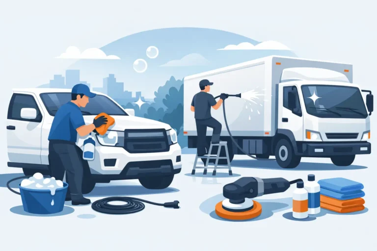 How to Detail Work Trucks Without Cutting Corners